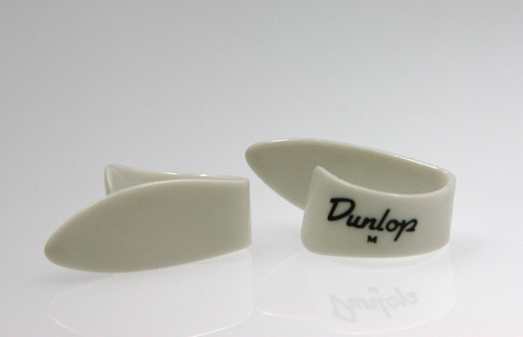 Dunlop Plastic White Autoharp Thumb Pick - d'Aigle Autoharps Marketplace